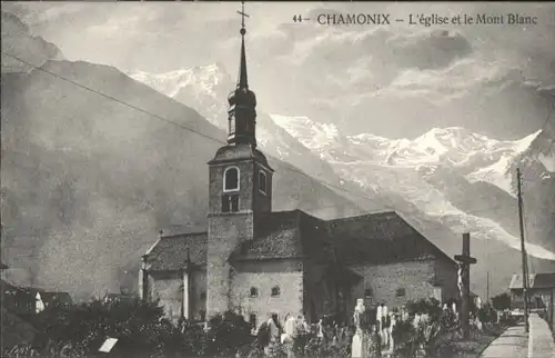 Chamonix-Mont-Blanc Eglise Mont Blanc *