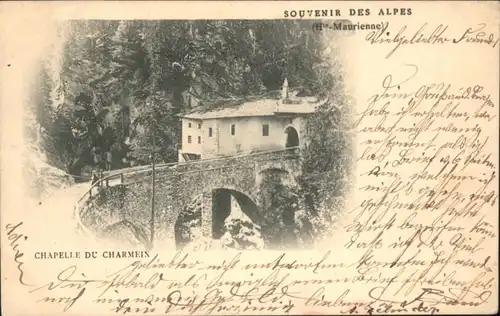 Modane [handschriftlich] Chapelle Charmeix *