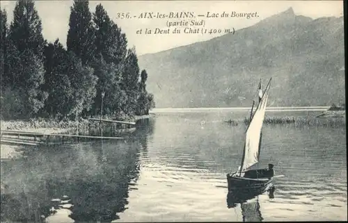 Aix-les-Bains Lac Bourget Dent Chat *