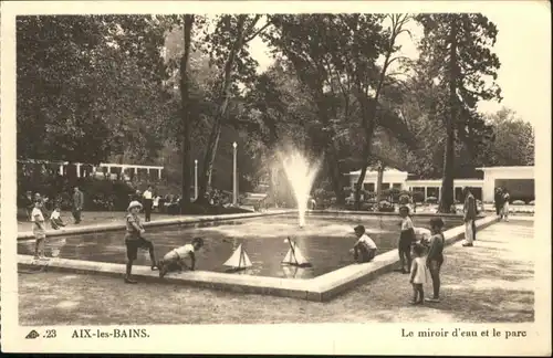 Aix-les-Bains Miroir Eau Parc *