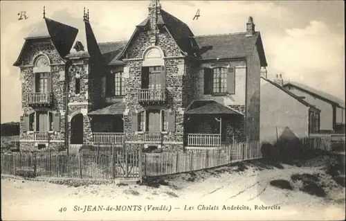 Saint-Jean-de-Monts Vendee Chalets Andrecita Robercita *