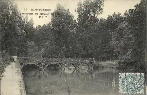 Montgeron Passerelle Moulin x