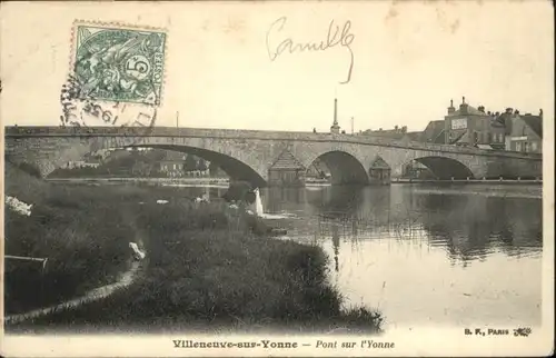 Villeneuve-sur-Yonne Pont Yonne x
