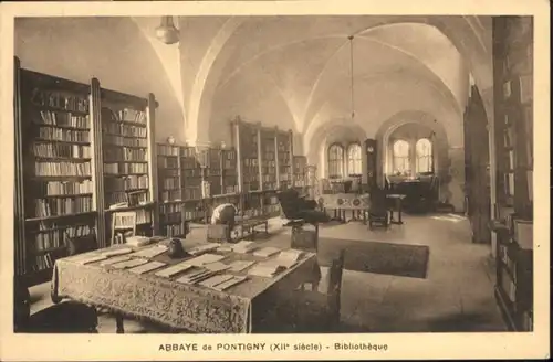 Pontigny Biblioteque *