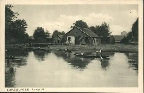 Strasbourg Alsace Strassburg Elsass An der Ill Boot *