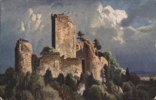 Ruine Landsberg Kuenstler W Buerger x