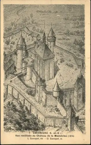 Chevreuse Chateau de la Madeleine x