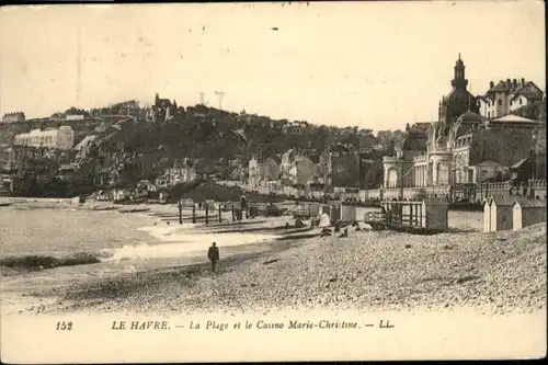 Le Havre la Plage le Casino Marie-Christine x