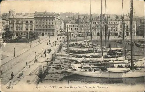 Le Havre Place Gambetta Bassin du Commerce *