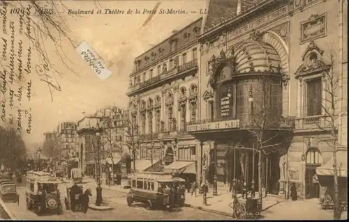Paris Boulevard Theatre de la Porte St-Martin *