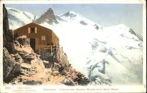 Chamonix-Mont-Blanc Cabane des Grands Mulets le Mont Blanc x