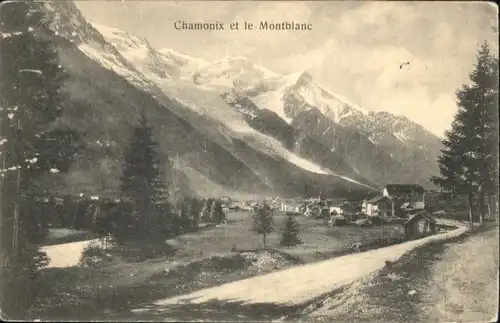 Chamonix-Mont-Blanc le Mont Blanc x