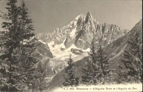 Chamonix-Mont-Blanc Aiguille Verte Aiguille du Dru *