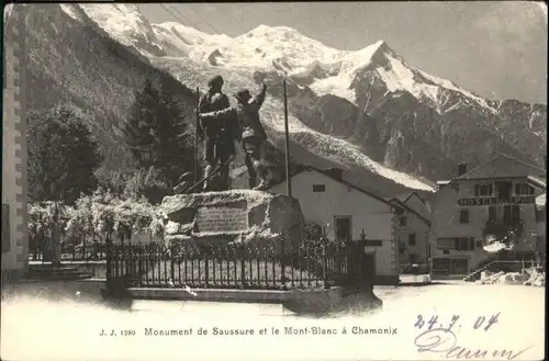 Chamonix-Mont-Blanc Monument de Saussure *