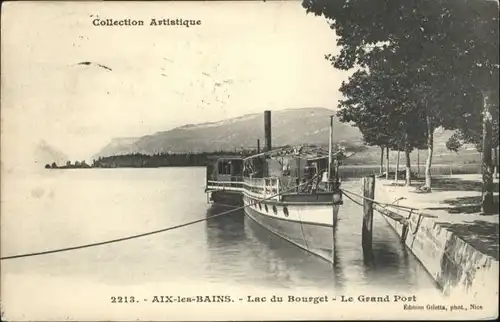 ws71960 Aix-les-Bains Aix-les-Bains Lac du Bourget le Grand Port x Kategorie. Aix-les-Bains Alte Ansichtskarten