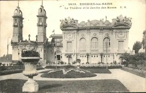 Enghien-les-Bains le Theatre le Jardin des Roses x