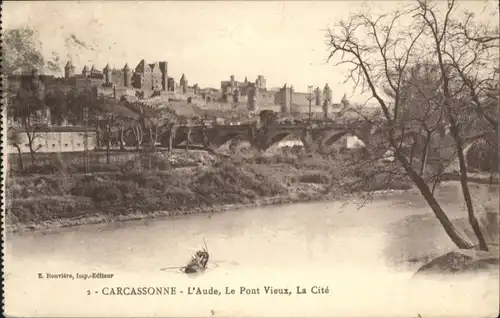 Carcassonne L'Aude le Pont Vieux  x