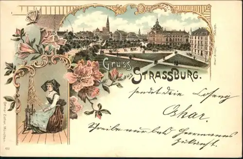 Strasbourg Alsace Strassburg Elsass Blumen x