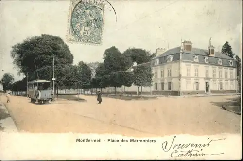 Montfermeil Place Marroniers Strassenbahn x