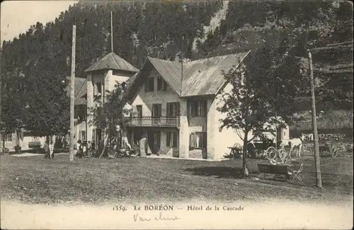 Boreon Alpes-Maritimes Hotel de la Cascade Kutsche