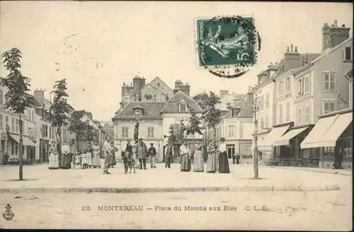Montereau-Fault-Yonne Place Marche Bles x