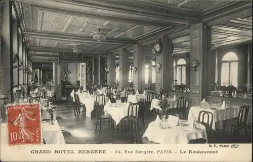 Paris Grand Hotel Bergere x