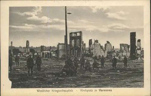 Varennes-en-Argonne Kirchplatz