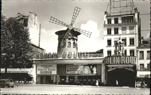 Paris Montmartre Moulin Rouge Place Blanche *