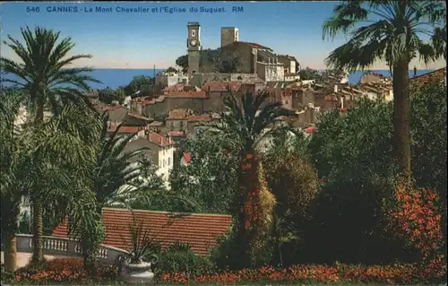Cannes Mont Chevalier Eglise Suquet *