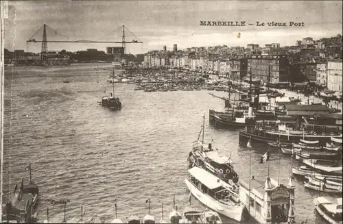 ws74470 Marseille Marseille Port * Kategorie. Marseille Alte Ansichtskarten
