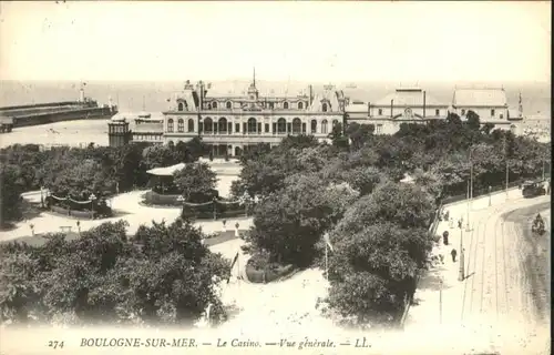 Boulogne-sur-Mer Casino Strassenbahn  x