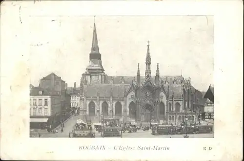 Roubaix Strassenbahn Eglise Saint-Martin x