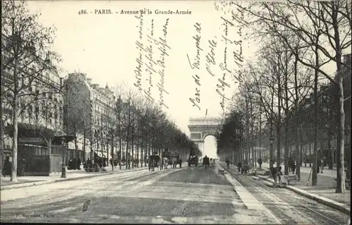 Paris Avenue Grande-Armee x