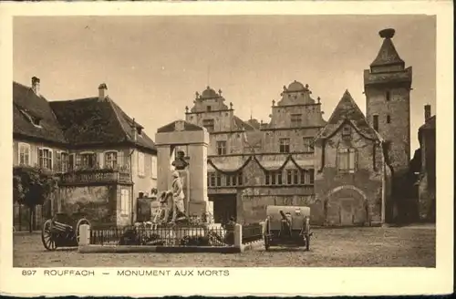 Rouffach Monument Morts Kanone *