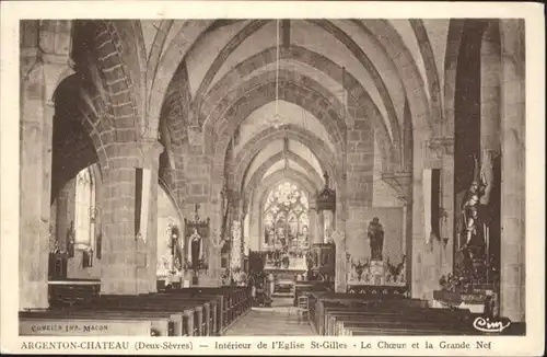 Argenton-sur-Creuse Chateau Eglise St. Gilles *