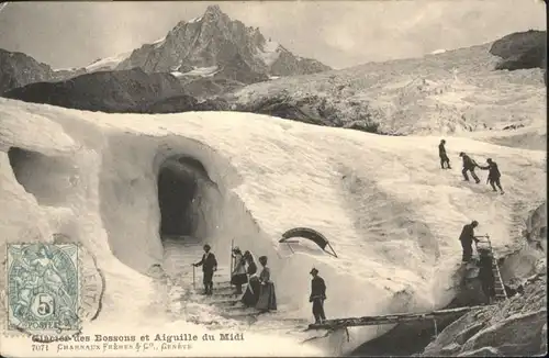 Chamonix Glacier Bossons Aiguille Midi Gletscher x