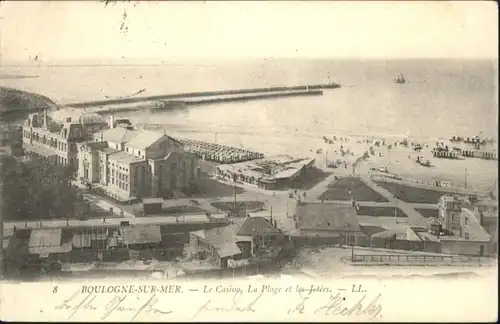 Boulogne-sur-Mer Casino Plage Jetee x