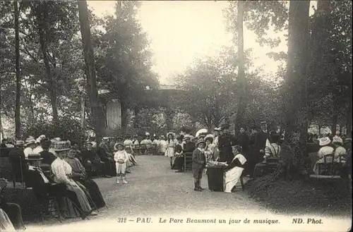Pau Parc Beaumont Musique *
