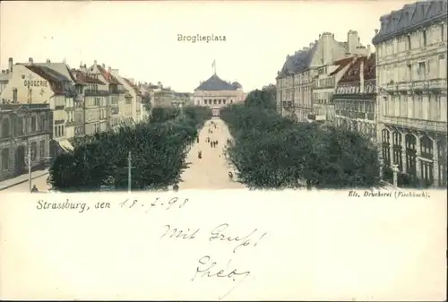 Strasbourg Alsace Strassburg Elsass Broglieplatz x