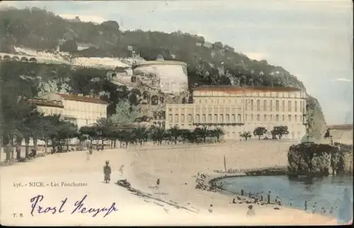 ws76259 Nice Alpes Maritimes Nice Les Ponchettes x Kategorie. Nice Alte Ansichtskarten