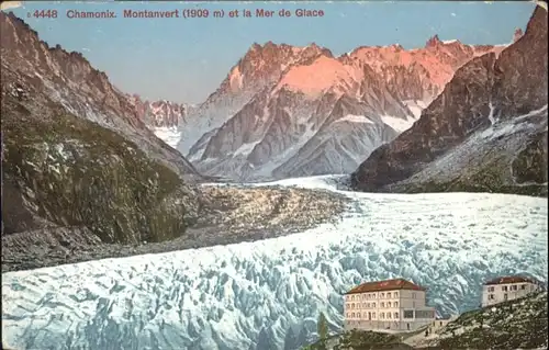 Chamonix Montanvert La Mer de Glace Gletscher *