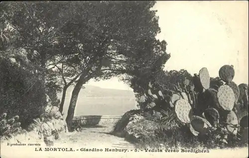 ws76330 Nice Alpes Maritimes Nice [Etablissement de Photographie Giletta] La Mortola Giardino Hanbury * Kategorie. Nice Alte Ansichtskarten