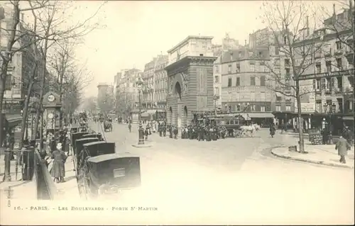 Paris Les Boulevards Porte Ste. Martin *