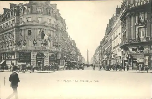 Paris La Rue de la Paix *