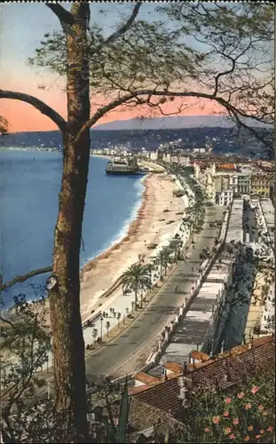 ws76567 Nice Alpes Maritimes Nice Plage * Kategorie. Nice Alte Ansichtskarten