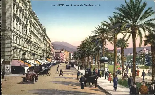 ws76574 Nice Alpes Maritimes Nice Avenue de Verdun * Kategorie. Nice Alte Ansichtskarten