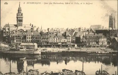 Dunkerque Quai des Hollandais Hotel de Ville *