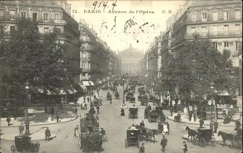 Paris Avenue de l'Opera x