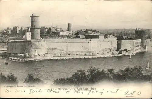 ws76741 Marseille Marseille Fort Saint-Jean x Kategorie. Marseille Alte Ansichtskarten