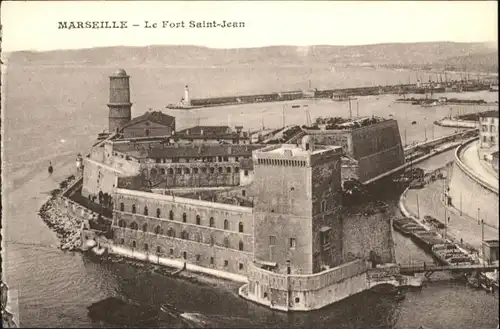 ws76804 Marseille Marseille Fort Saint-Jean * Kategorie. Marseille Alte Ansichtskarten
